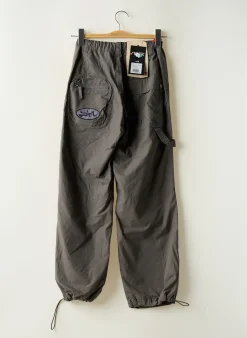 Pantalon Droit Quiksilver Gris Taille Ajustable