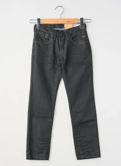 Pantalon Droit Rms26 Noir Taille Ajustable