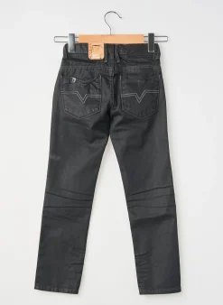 Pantalon Droit Rms26 Noir Taille Ajustable