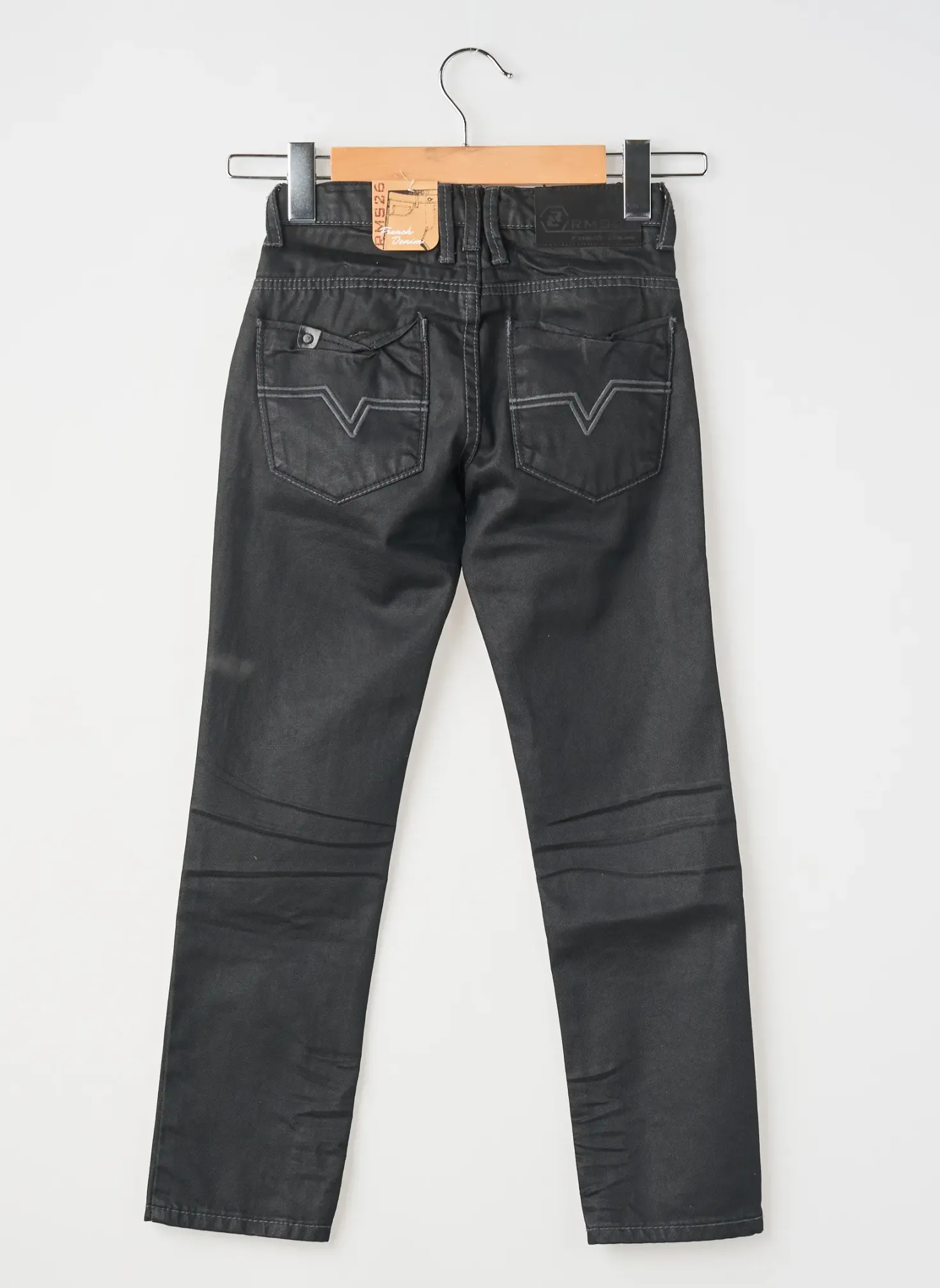 Pantalon Droit Rms26 Noir Taille Ajustable