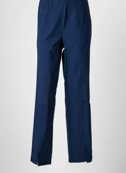 Pantalon Droit Sheego Bleu Taille Normale