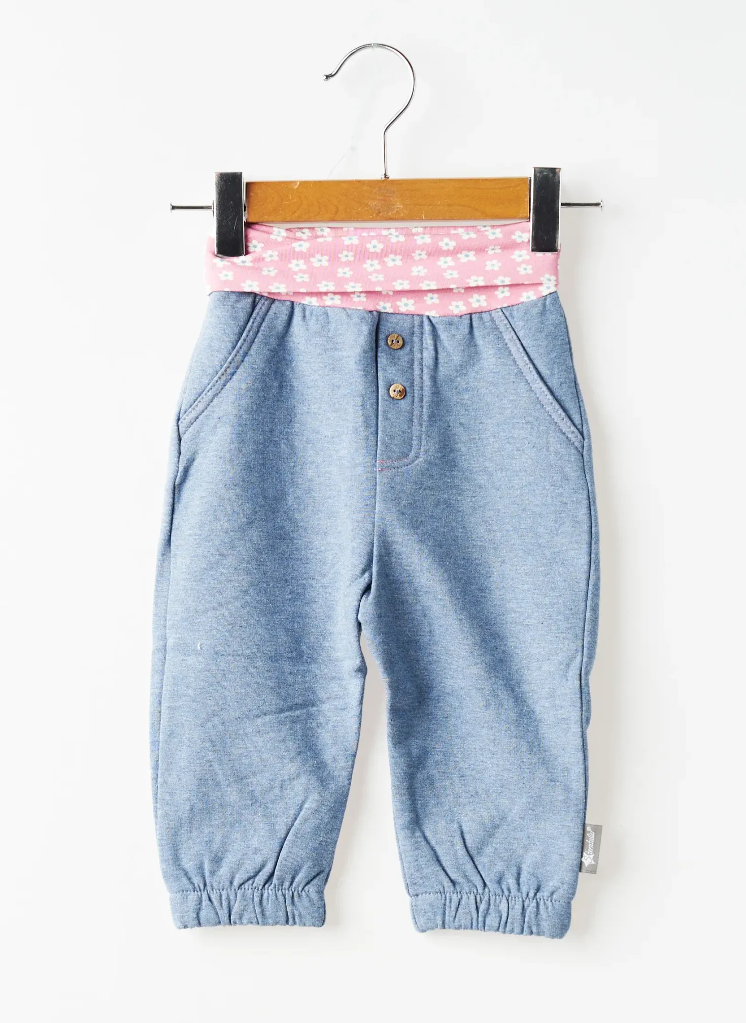 Pantalon Droit Sterntaler Bleu Taille Élastique
