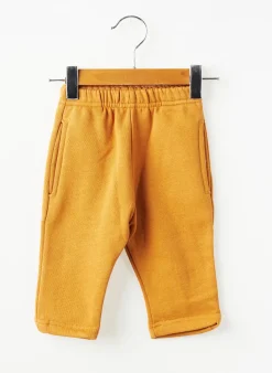 Pantalon Droit Trente Trois Orange Taille Élastique
