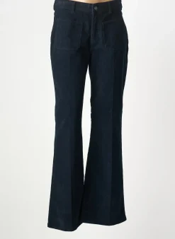 Pantalon Droit Vanessa Bruno Bleu Taille Normale