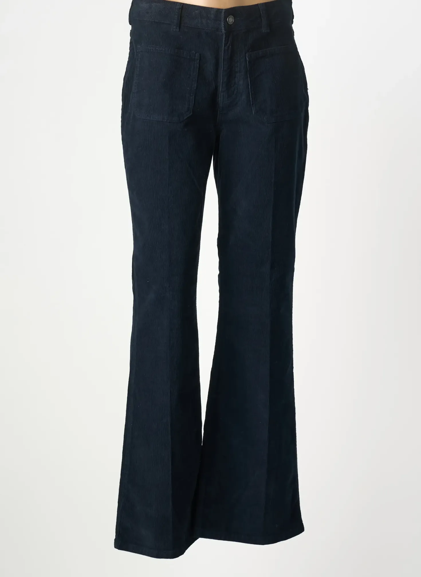 Pantalon Droit Vanessa Bruno Bleu Taille Normale