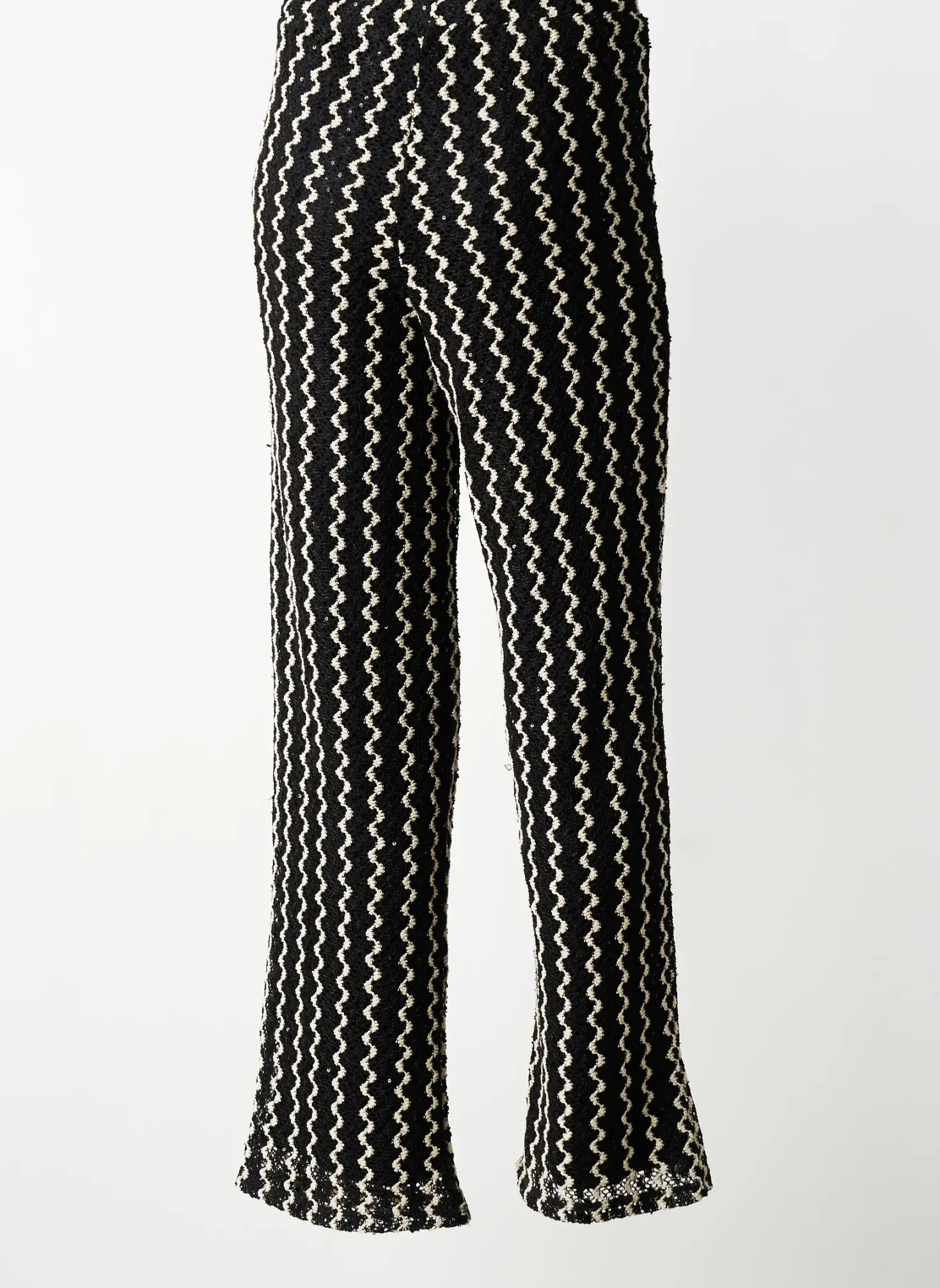 Pantalon Droit Vila Noir Taille Normale