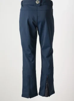 Pantalon Droit Vuarnet Bleu Taille Normale