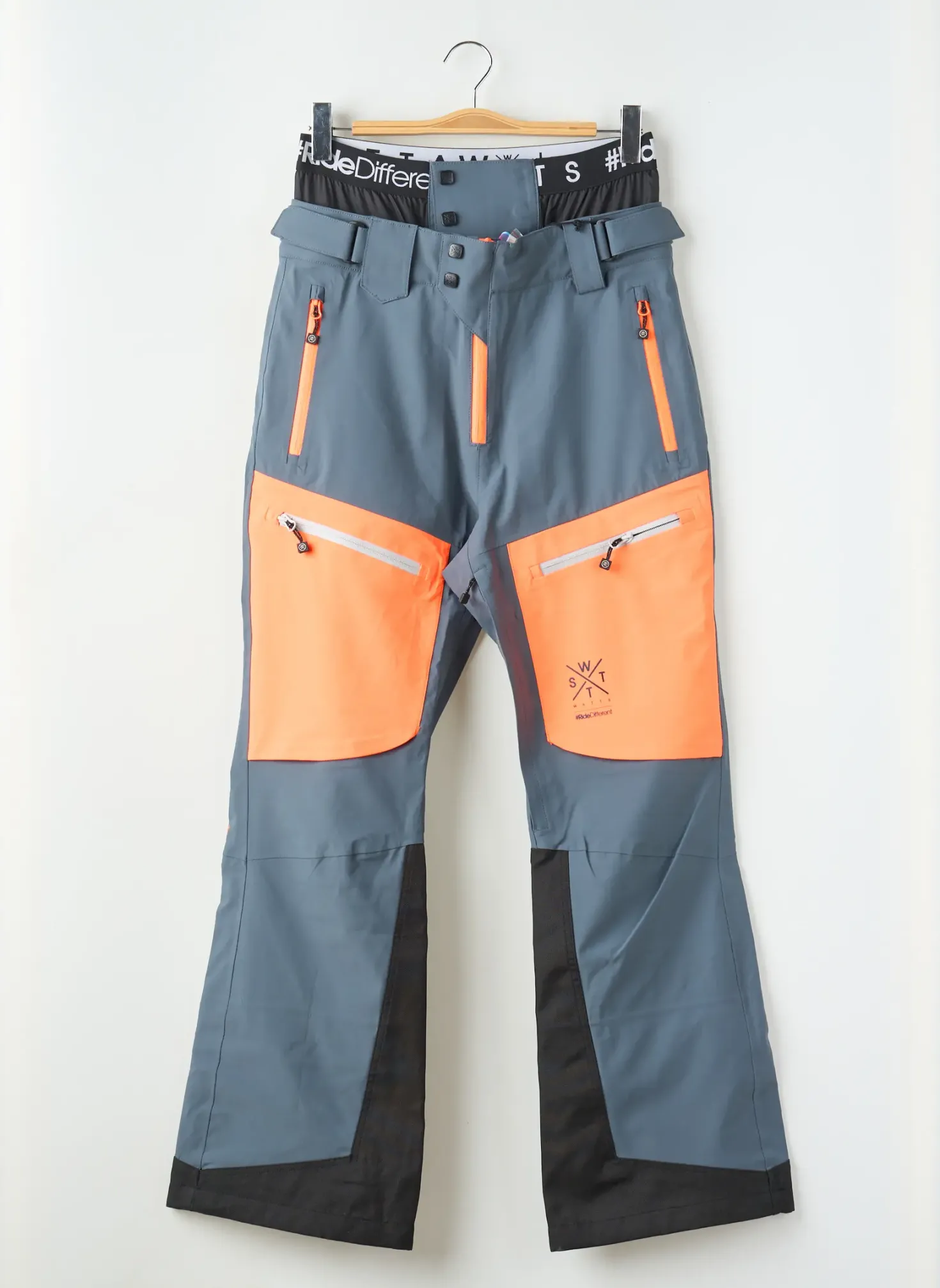 Pantalon Droit Watts Gris Taille Normale
