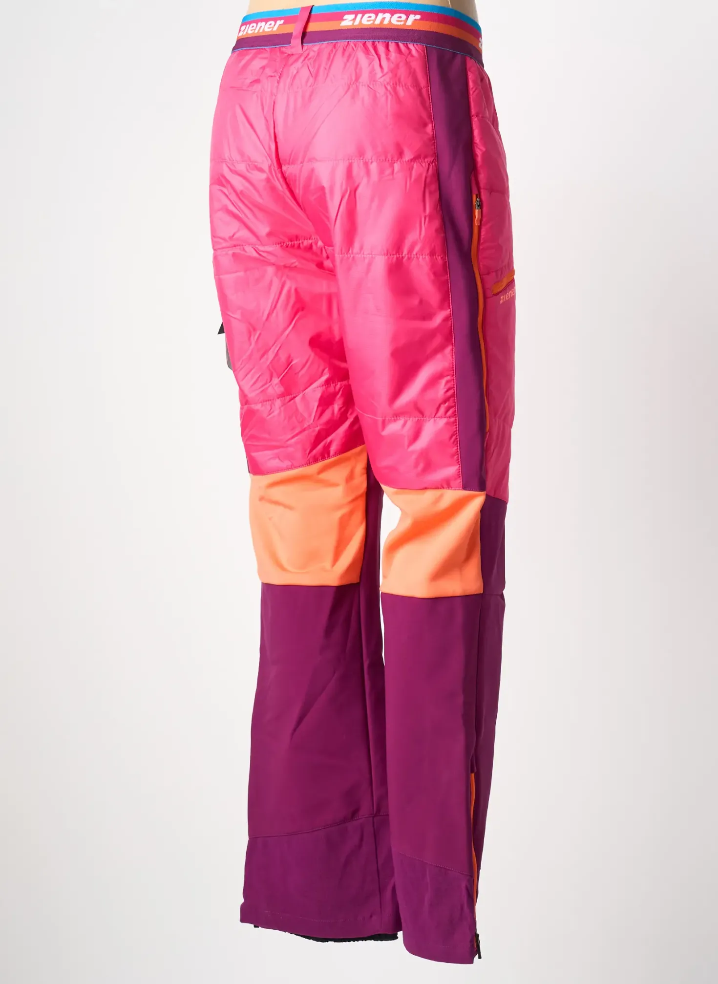 Pantalon Droit Ziener Rose Taille Normale