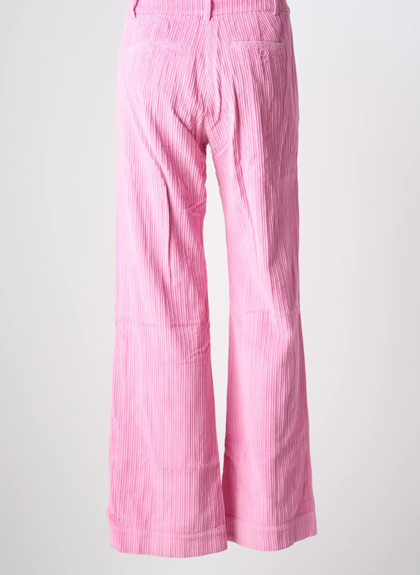 Pantalon Flare Hartford Rose Taille Haute