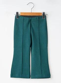 Pantalon Flare Mayoral Vert Taille Élastique