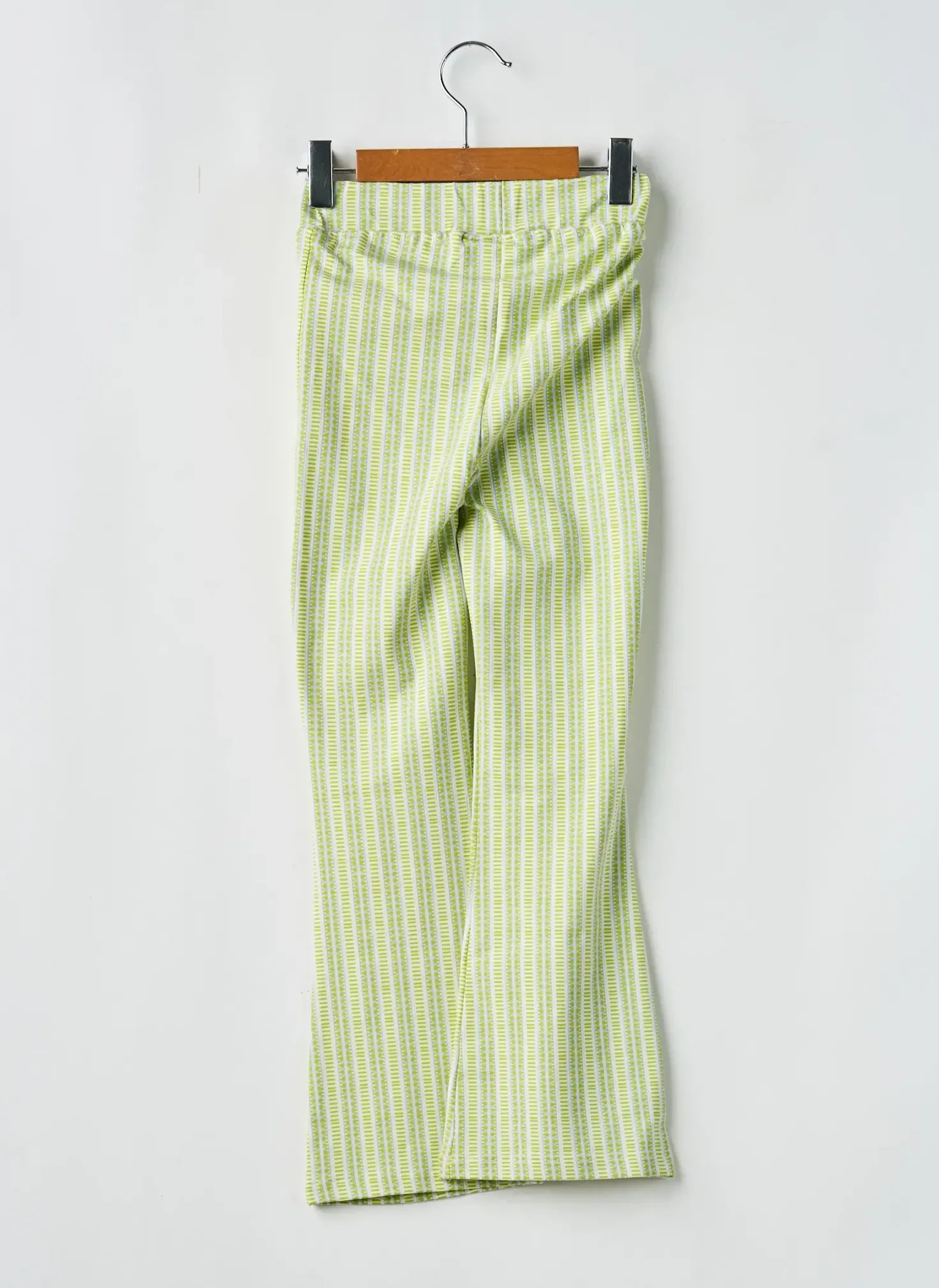 Pantalon Flare Quapi Vert Taille Élastique