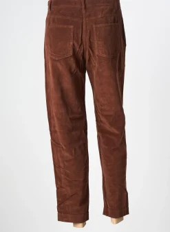 Pantalon 7/8 Hartford Marron Taille Haute