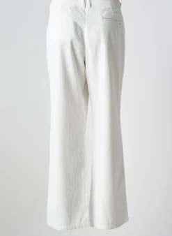 Pantalon Large Couturist Blanc Taille Normale