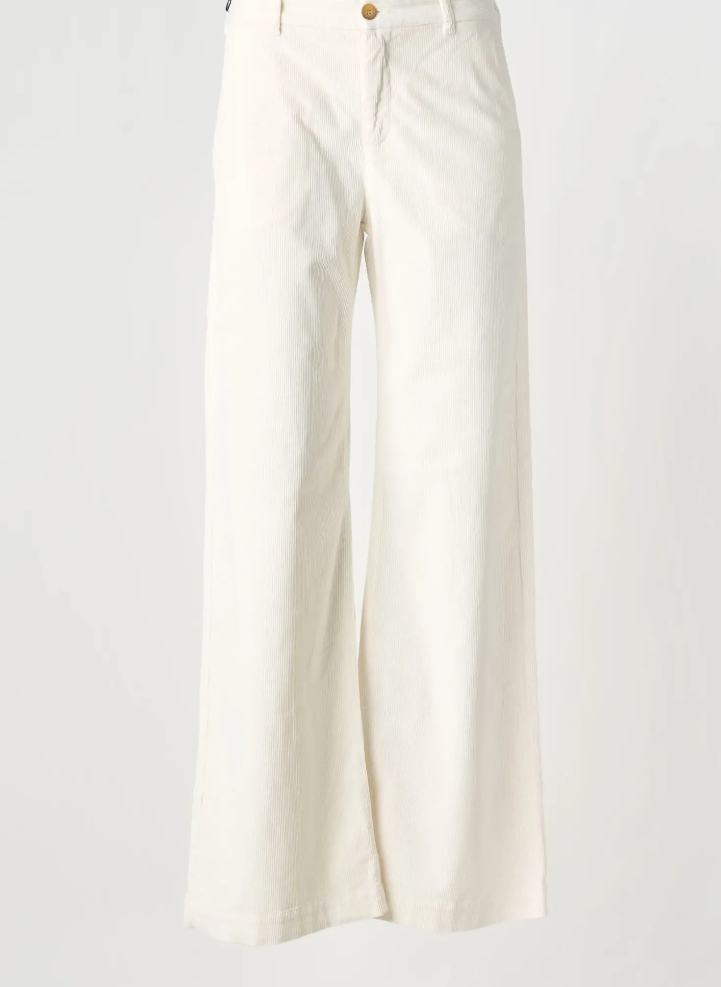 Pantalon Large Five Blanc Taille Normale