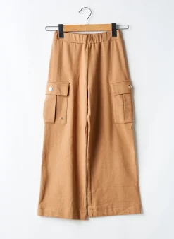 Pantalon Large Mayoral Marron Taille Élastique