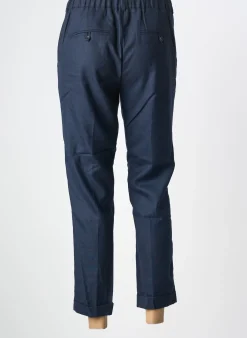 Pantalon 7/8 Maison Lab Bleu Taille Haute