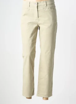 Pantalon 7/8 Olsen Vert Taille Normale