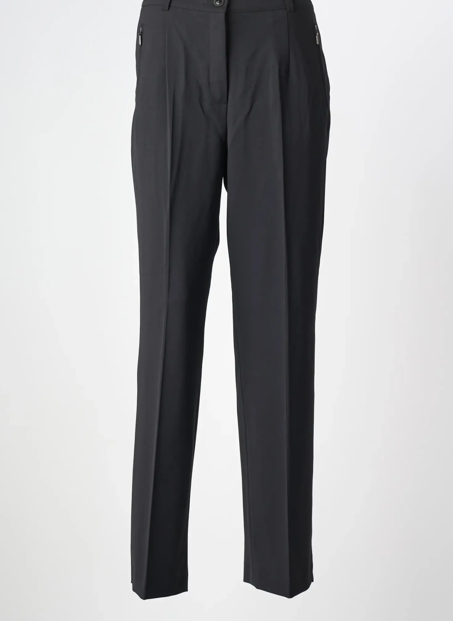 Pantalon Slim Atelier Gardeur Noir Taille Haute