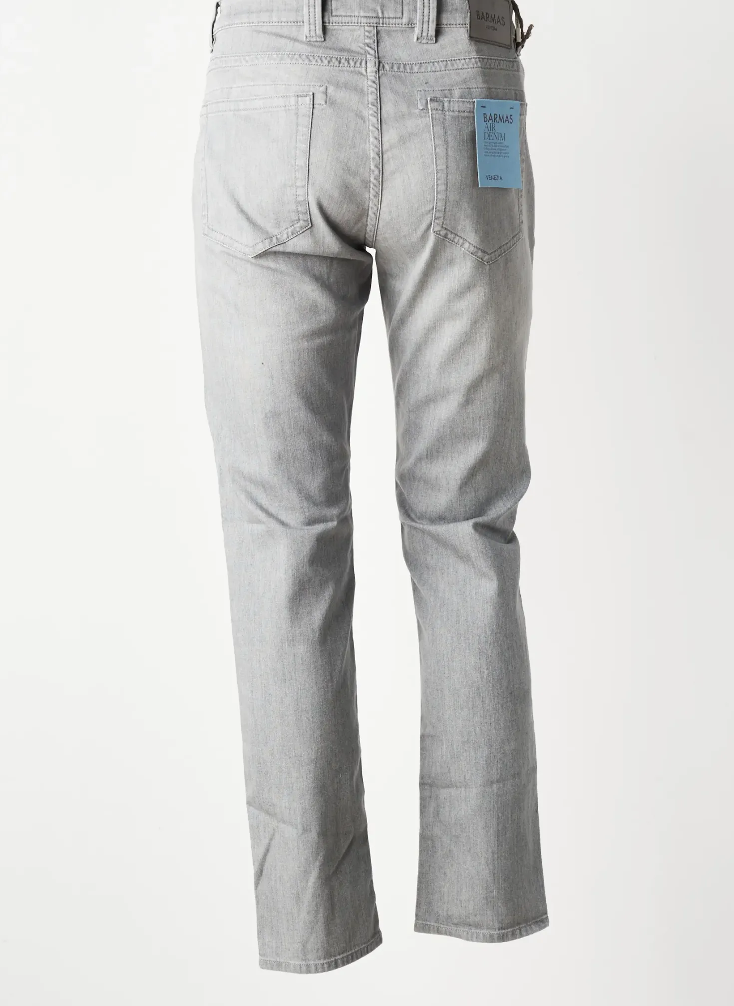 Pantalon Slim Barmas Gris Taille Normale