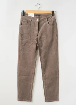 Pantalon Slim Betty Barclay Marron Taille Normale