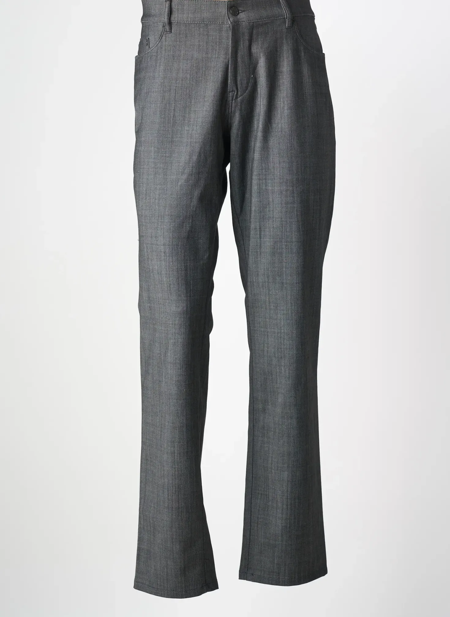 Pantalon Slim Bruno Saint Hilaire Gris Taille Normale