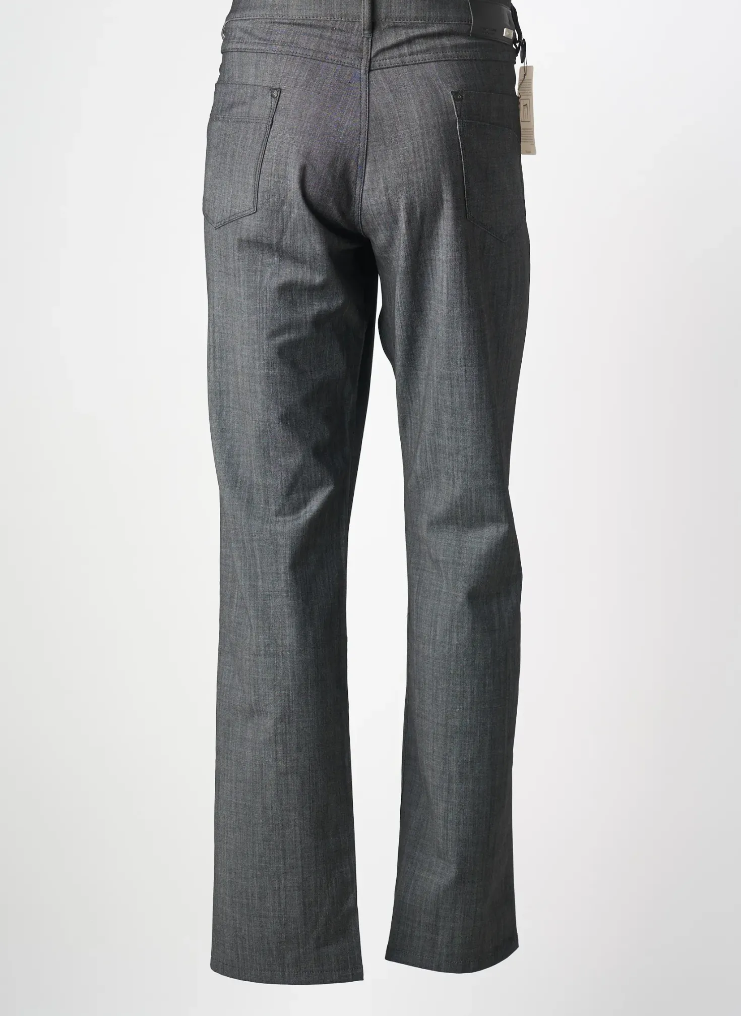 Pantalon Slim Bruno Saint Hilaire Gris Taille Normale