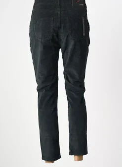 Pantalon Slim Cafe Noir Noir Taille Haute