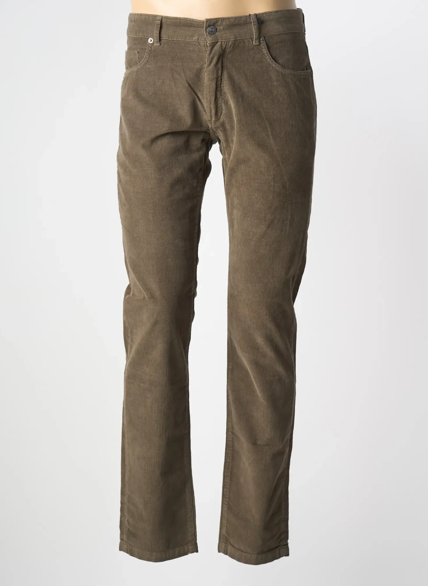 Pantalon Slim Cambridge Vert Taille Normale