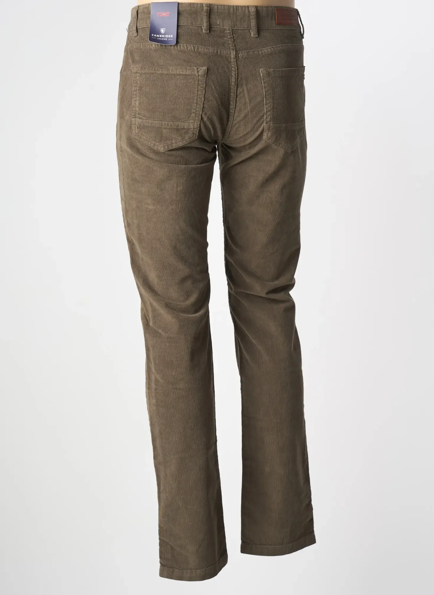 Pantalon Slim Cambridge Vert Taille Normale