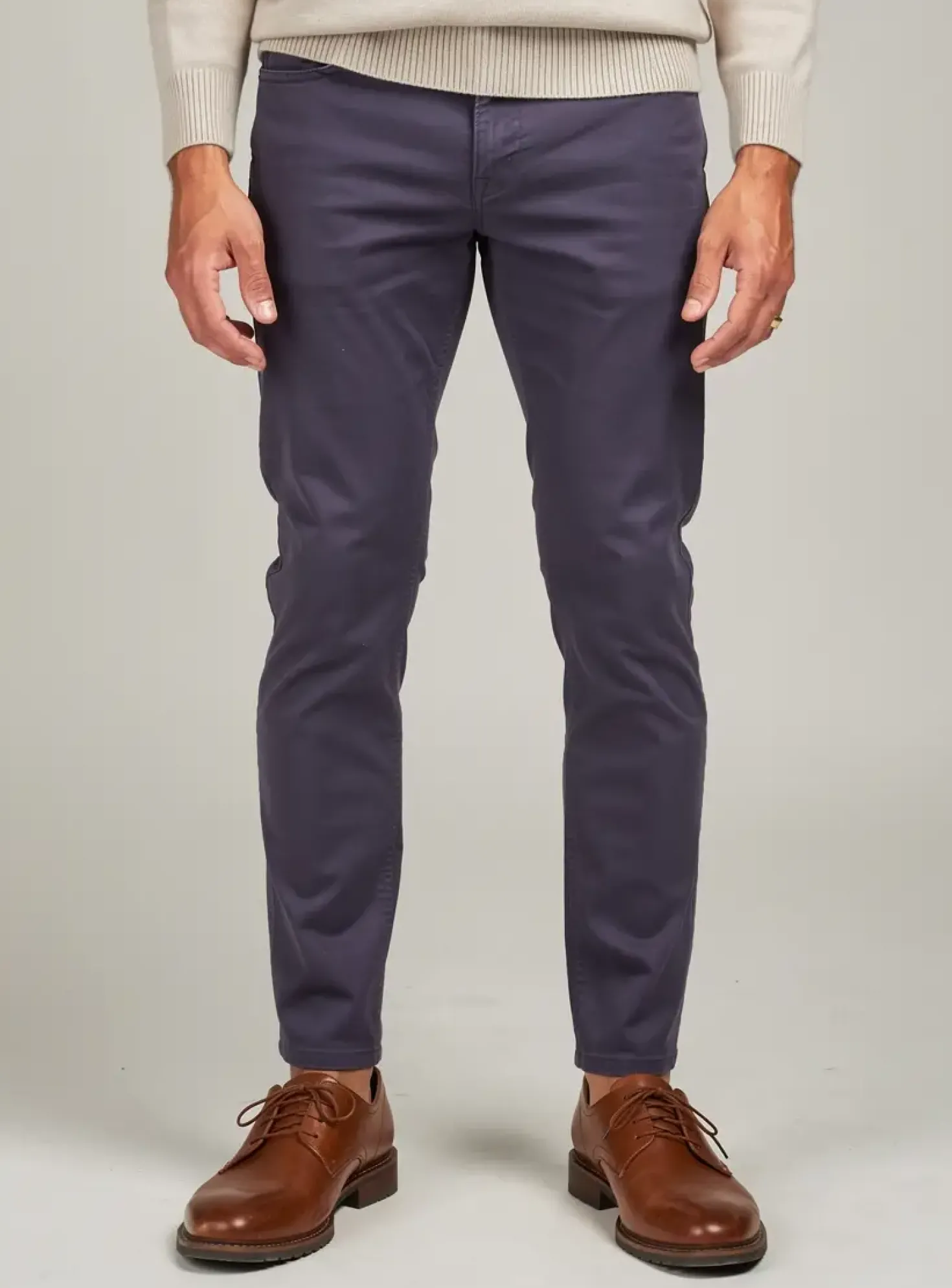 Pantalon Slim Cerruti 1881 Bleu Taille Normale