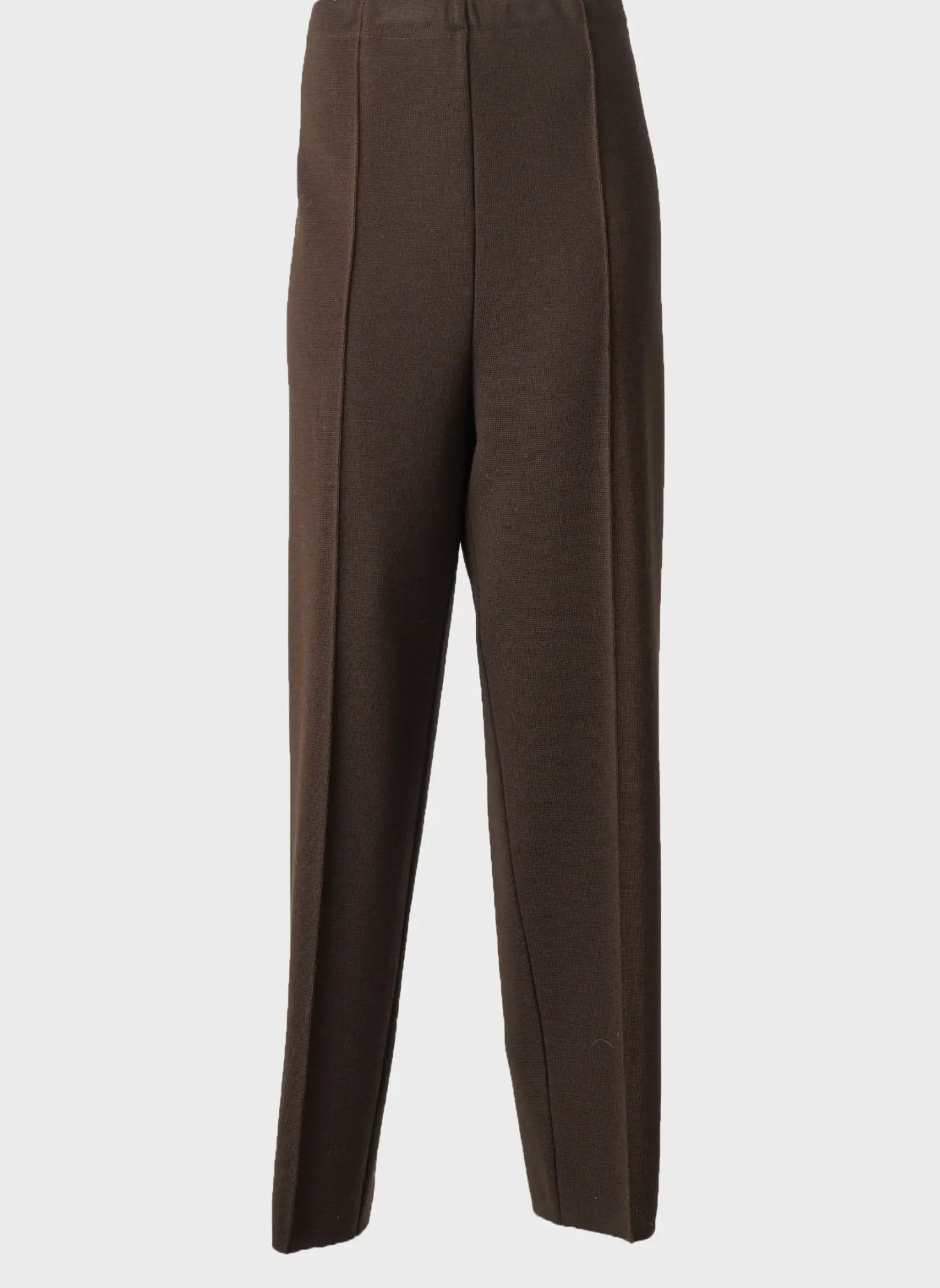 Pantalon Slim Chassagnard Marron Taille Haute
