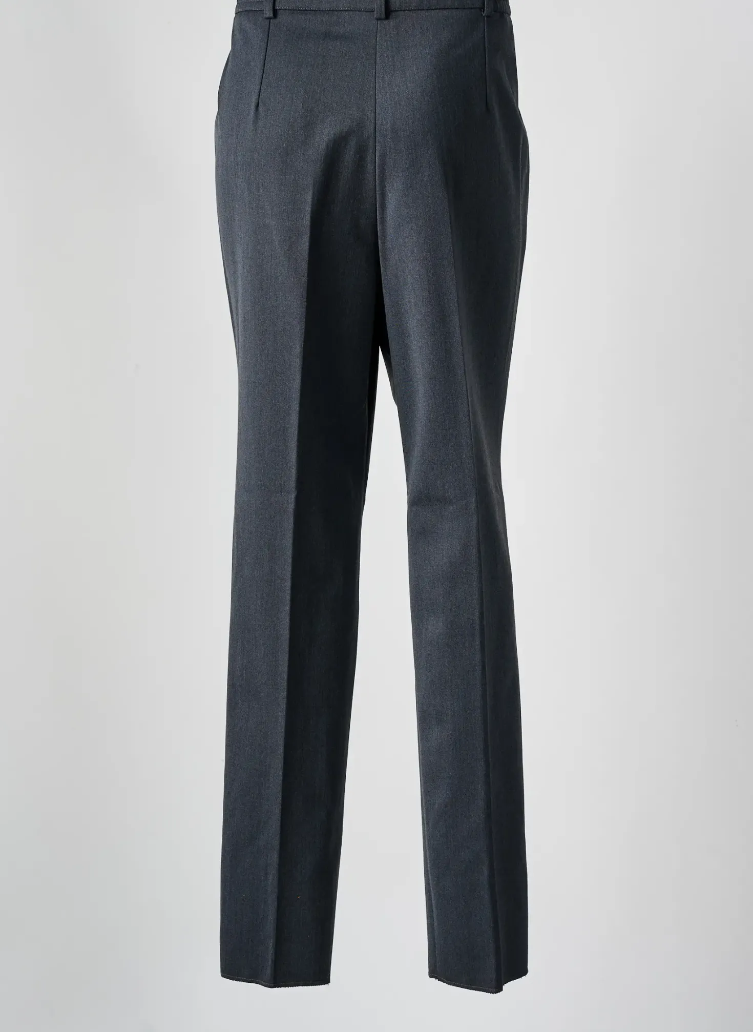 Pantalon Slim Christian Marry Gris Taille Haute