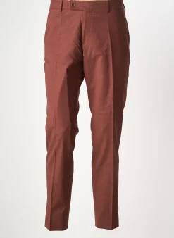 Pantalon Slim Club Of Gents Marron Taille Normale