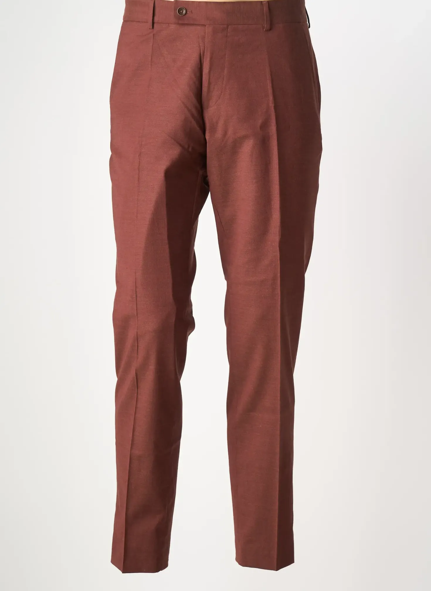 Pantalon Slim Club Of Gents Marron Taille Normale