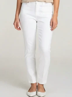 Pantalon Slim Couturist Blanc Taille Normale