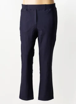 Pantalon Slim Couturist Bleu Taille Normale