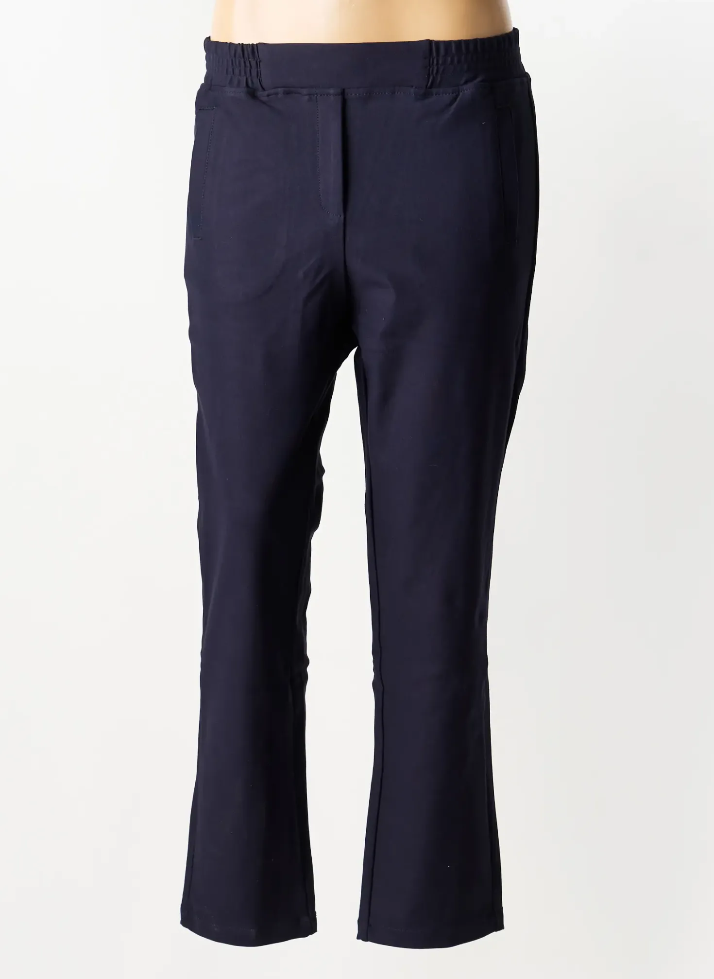 Pantalon Slim Couturist Bleu Taille Normale