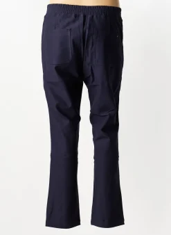Pantalon Slim Couturist Bleu Taille Normale