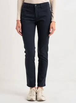 Pantalon Slim Couturist Bleu Taille Normale