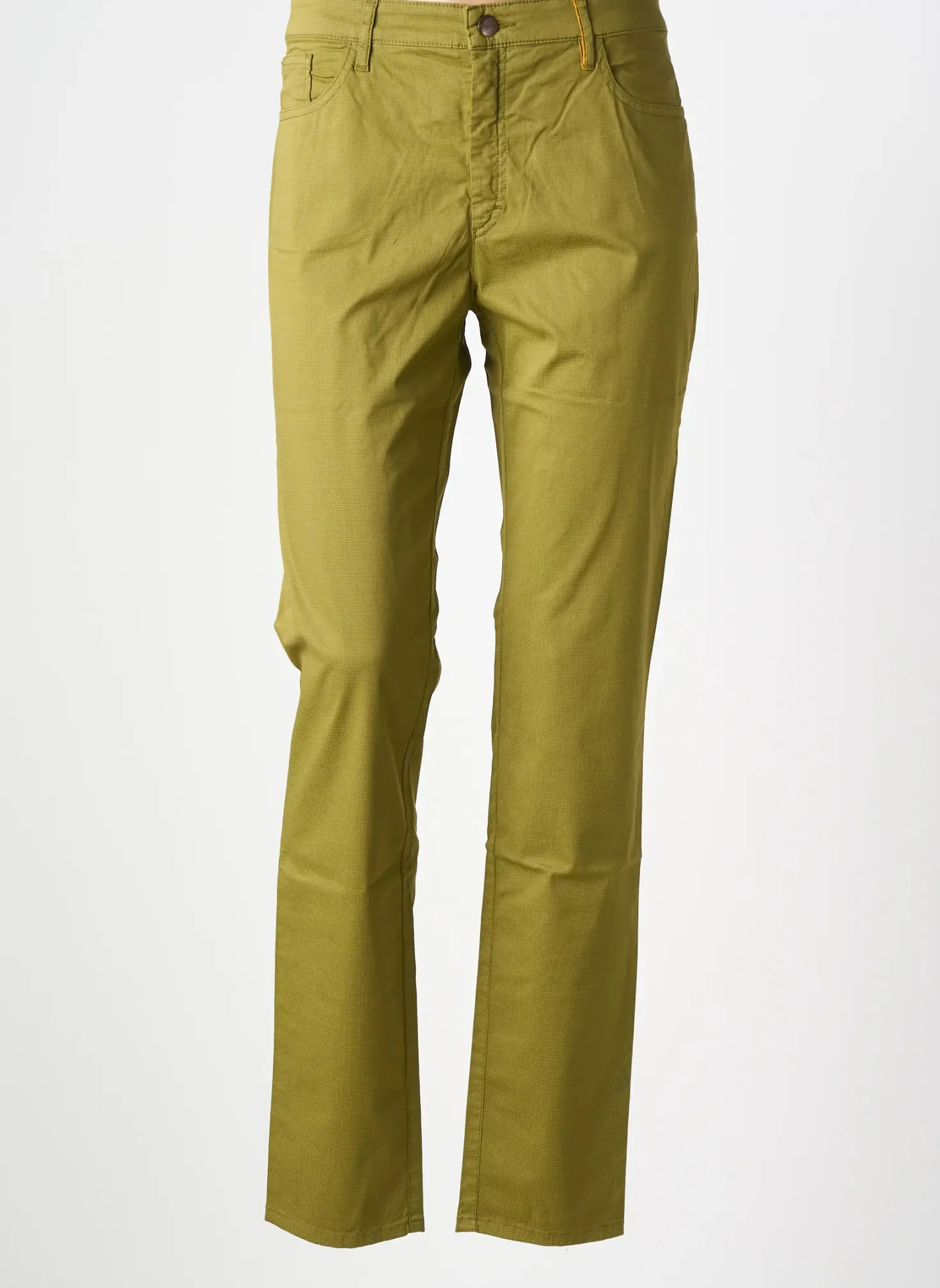 Pantalon Slim Couturist Vert Taille Normale