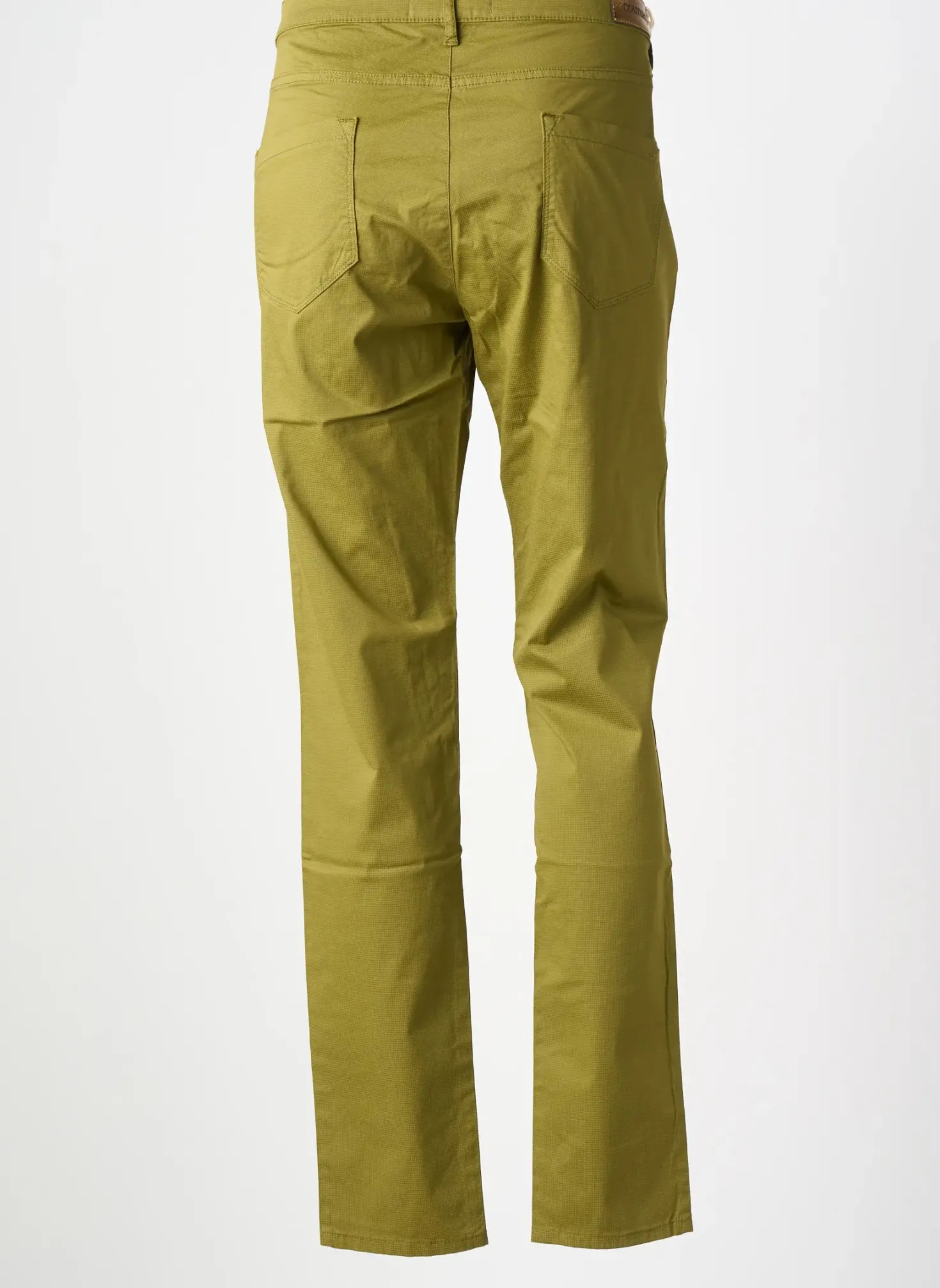 Pantalon Slim Couturist Vert Taille Normale