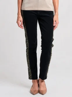 Pantalon Slim Gold On The Rocks Noir Taille Normale