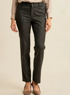 Pantalon Slim I.quing Gris Taille Normale