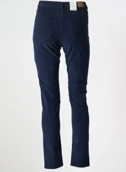Pantalon Slim Kanope Bleu Taille Normale