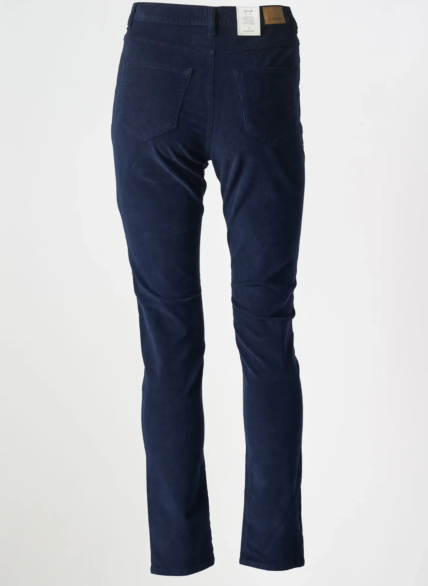 Pantalon Slim Kanope Bleu Taille Normale