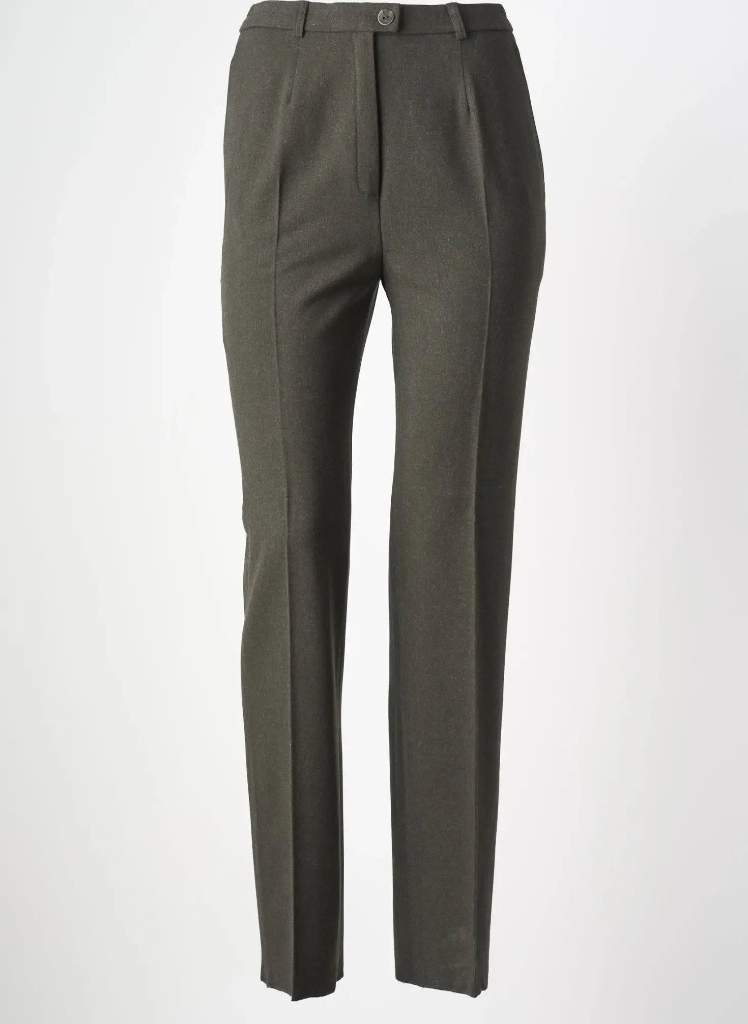 Pantalon Slim Karting Gris Taille Haute