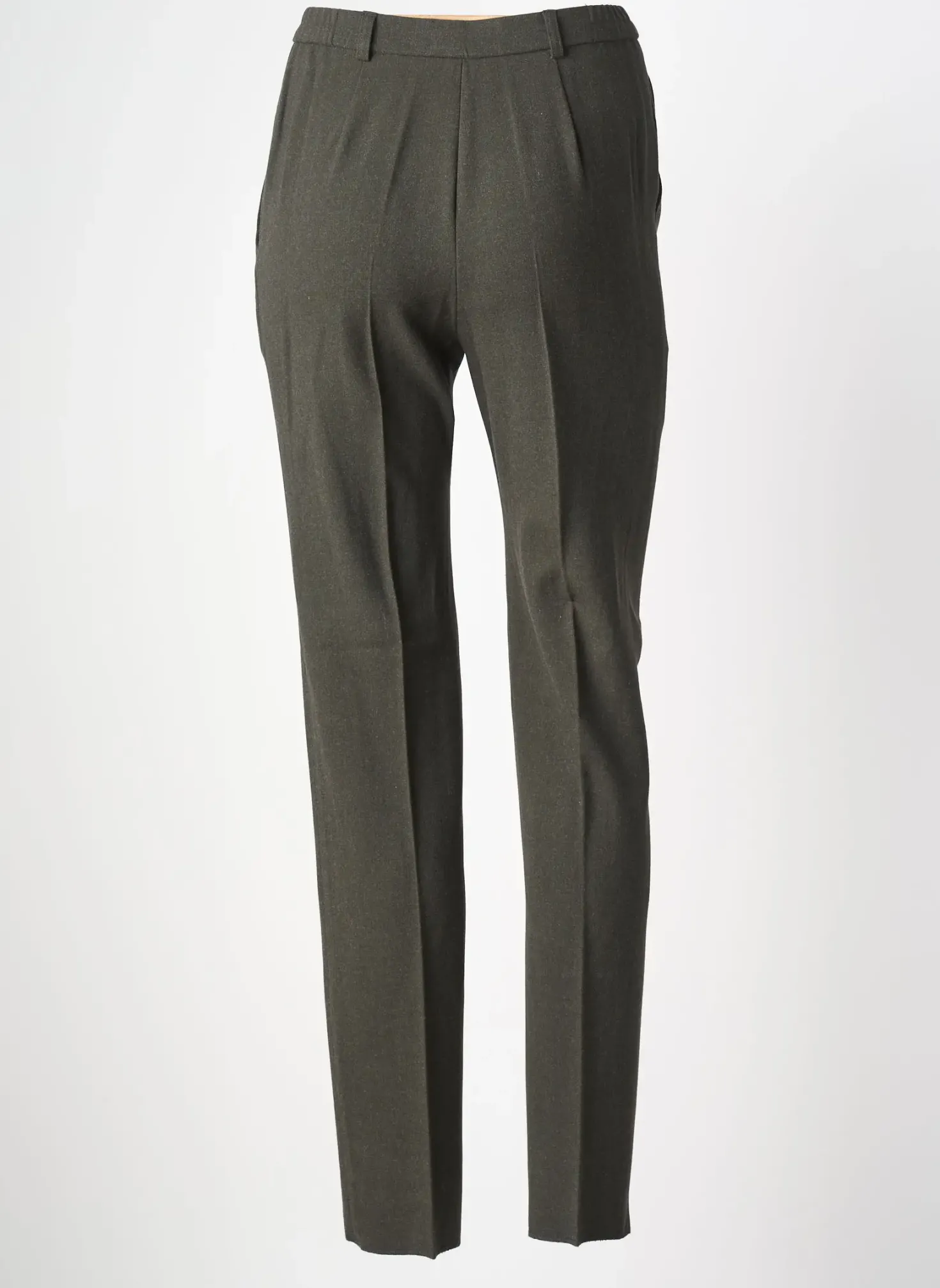 Pantalon Slim Karting Gris Taille Haute