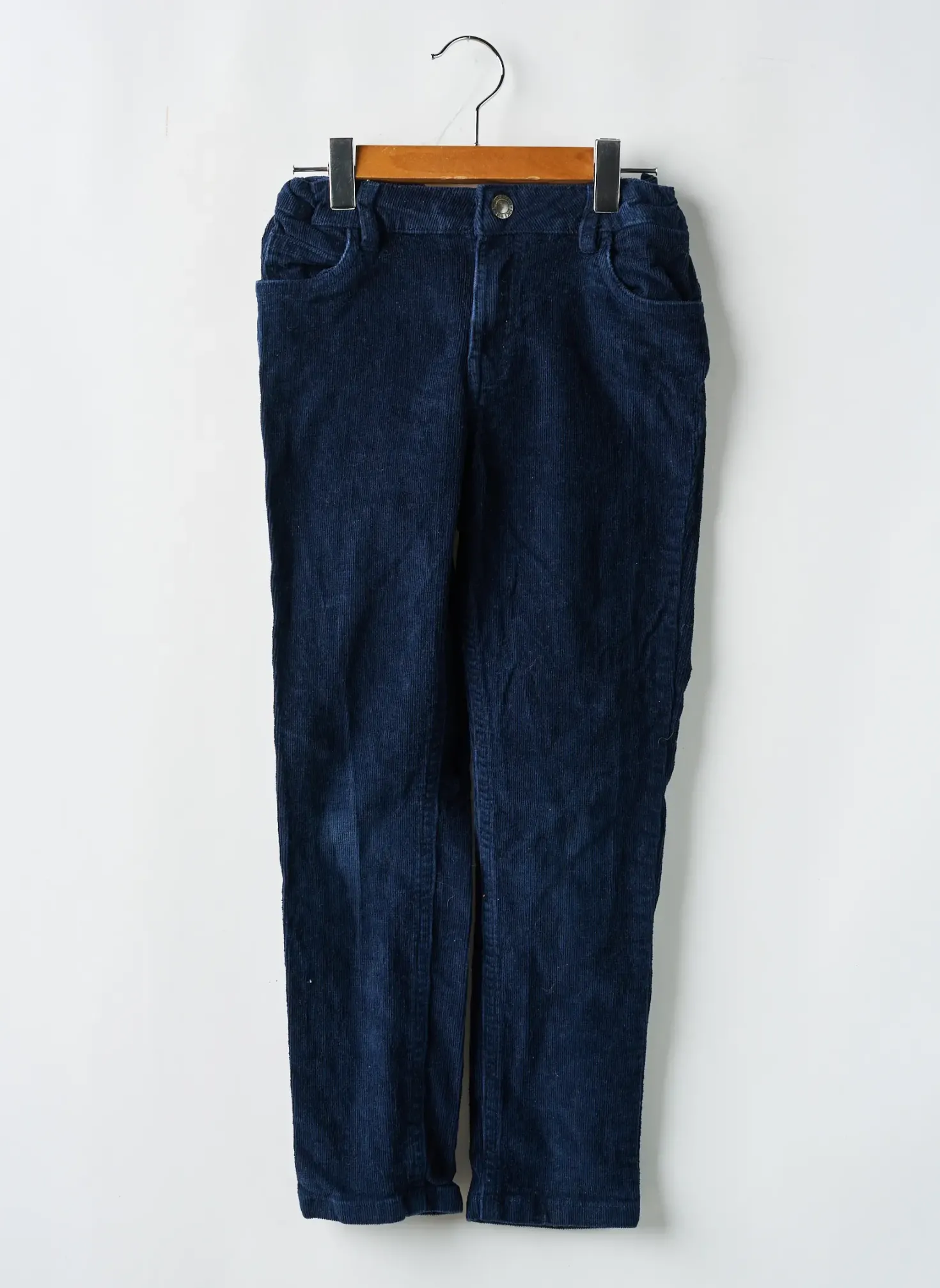 Pantalon Slim La Redoute Bleu Taille Ajustable