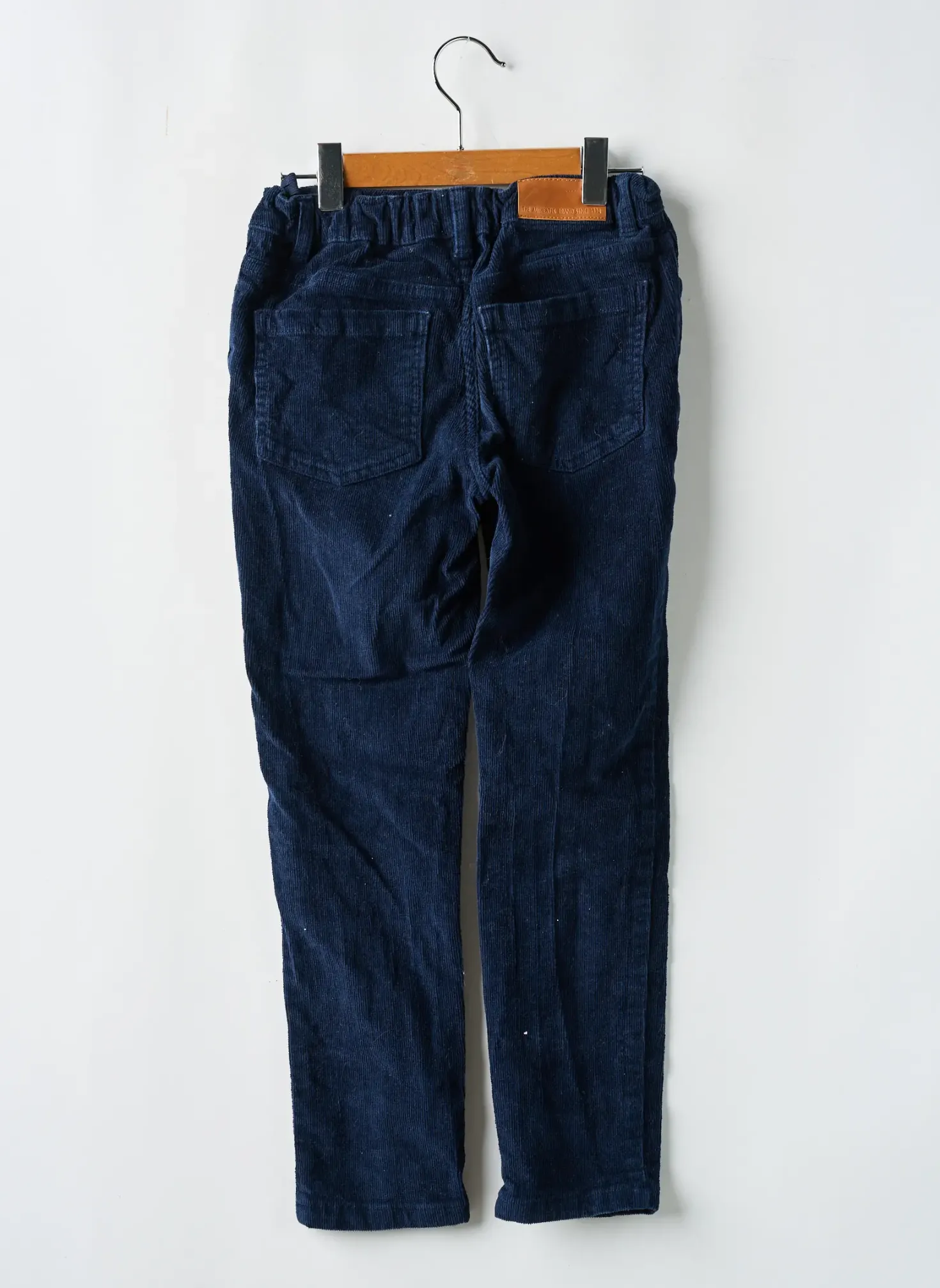 Pantalon Slim La Redoute Bleu Taille Ajustable